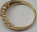 Goldring 585 er Gold Ring 14 Karat Gelbgold mit Zirkonia