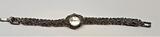 Silberuhr 925 er Silber Uhr Markasiten Quarz Damenarmbanduhr Damenuhr