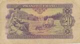 Luxemburg 20 Francs 1943 Charlotte VF-