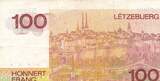 Luxemburg 100 Francs 1980 VF