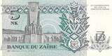 Zaire 5 Makuta 1993 I, GEM UNC