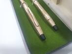 Ireland Stift Cross, 2x Kugelschreiber, Since 1848 , Walzgold 10 Kt mit normalen Gebrauchsspuren