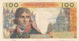 Frankreich 100 Nouveaux Francs 5.4. 1962 Bonaparte type 1959 VF mit Stichlöcher