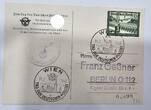 Deutschland Drittes Reich AK Ansichstkarte Postkarte mit Sonderstempel 1942 Die Polizei im Fronteinsatz, Zum Tag der Deutschen Polizei, Wien guter Zustand