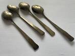 4 Moccalöffel Sterling Silber Silberbesteck