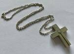 Silberkette mit Kreuz Anhänger 925er Sterling Silber