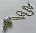 Silberkette mit Kreuz Anhänger 925er Sterling Silber