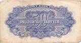 Polen 50 Złotych Zloty 1944 Geldschein Serie Az OBOWIĄZKOWE VF-, kleine Einrisse