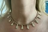 Silberkette/Silber Collier 835er Silber Silberschmuck Es handelt sich um Gebrauchtschmuck! Zustand 2 leichte Gebrauchsspuren
