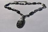Silberschmuck Schöne Silberkette Collier 925er Sterling Silber Der Schmuck ist gebraucht und hat leichte Gebrauchsspuren