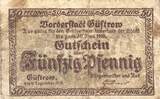 Deutschland, Deutsches Reich 50 Pfennig 1919 1 x Notgeldschein, Stadt Güstrow IV