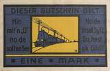 Deutschland, Deutsches Reich 1 Mark 1921 1 x Notgeldschein, Stadt Hamburg, Lehrerseminar aEF
