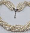 Perlenschmuck Süßwasserpelen 5 reihiges Collier Süßwasserperlen Kette Perlenkette Perlencollier