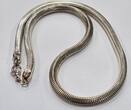 Silberschmuck 925er Silber Kette 925er Silber Kette Collier Silbercollier Schlangenkette guter Zustand