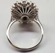 18K Goldring 750 er Gold 1,56 Ct Damenring Brillantring Saphir Saphirring Ring