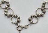 Silberschmuck 925er Silber vintage Kette 925er Silber Kette Collier Silbercollier Gliederkette Halskette guter Zustand