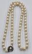 Perlenschmuck Silberschmuck Perlenkette Akoya Perlen 835 Silber Perlencollier mit normalem Gebrauchsspuren