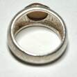 Silberschmuck 925er Silber Silberring mit Bernsteinfarbenem Stein , Vintage Silberring getragen und befindet sich in einem guten Zustand