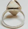 Silberschmuck 925er Silber Silberring, Silberring mit langem geometrischen Design getragen und befindet sich in einem guten Zustand