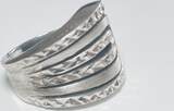 Silberschmuck 925er Silber Matt und glänzend Silberring, Silberring, GOK getragen und befindet sich in einem guten Zustand