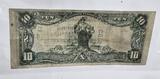 USA - Vereinigte Staaten v. Amerika $ 10 Dollars 1902 Banknote, The Traders Nationalbank Scranton VF