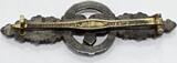 3. Reich Deutschland Militaria Abzeichen 2. Weltkrieg 1934-1945 Luftwaffe Frontflugspange für Transportflieger Spange guter Zustand. Liechte braune Patina. Liecht oxidiert.