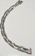 Silberschmuck 800er Silber Geflochtenes Silbernes Armband, Silber Clip Armband getragen und befindet sich in einem guten Zustand