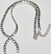 Silberschmuck 925er Silber Kette Collier 925 Silber Halskette getragen und befindet sich in einem guten Zustand