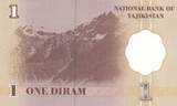 Tadschikistan 1 Diram 1999 Banknote unc