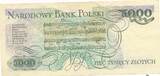 Polen 5000 Zloty 1982 Banknote AU-55