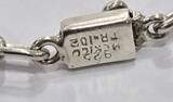 Mexiko Silberschmuck 925er Silber vintage Kette 925er Silber Kette Collier Silbercollier Kugelkette Halskette
