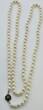 Perlenschmuck Perlenkette Akoya Perlen 835er Silber Verschluß Perlencollier Kette mit normalen Gebrauchsspuren
