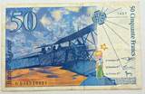 Frankreich 50 Francs 1997 Banknote VF+