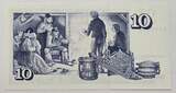 Island 10 Kronur 1961 Banknote unc