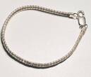 Silberschmuck 925er Silber Modernes Designer ITALY Sterling Silber Armband getragen und F