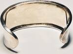 Silberschmuck 925er Silber Silber Armreif, Silberarmband, Manshette Armband, getragen und EF