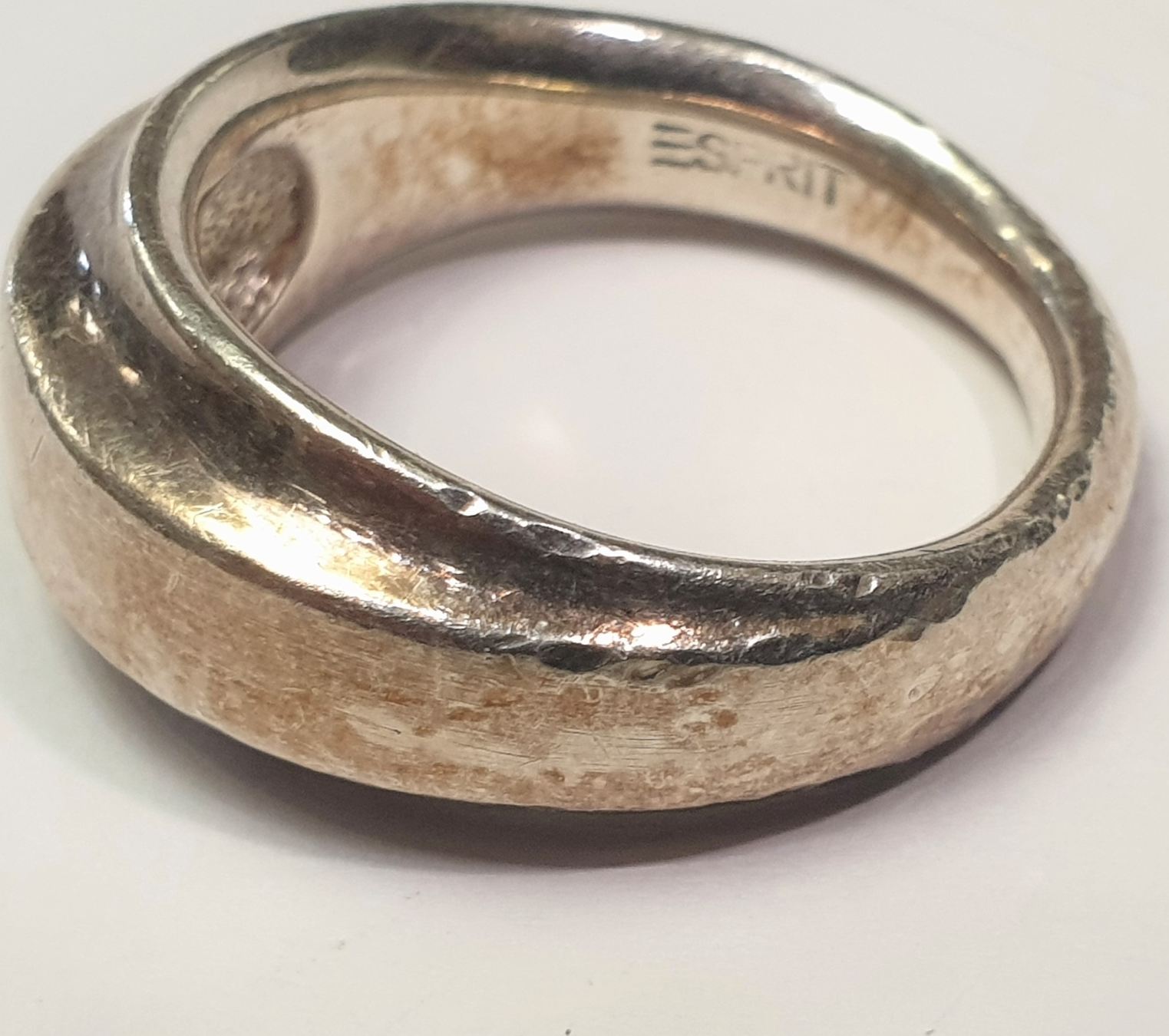 Silberring Esprit 925er Sterling Silber Silberschmuck getragen, mit ...