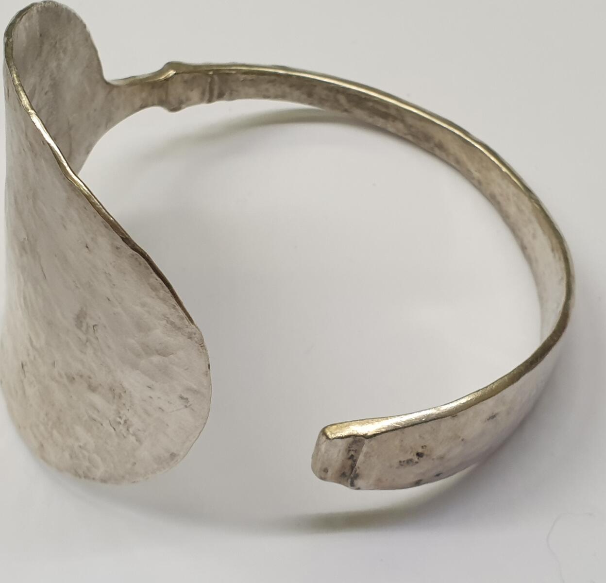 Besteckschmuck Armreif aus einem Löffel Armschmuck Silber Auflage ...