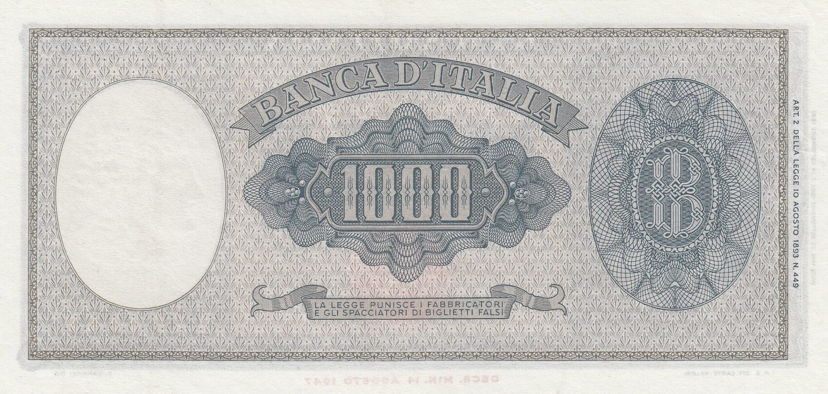 Italien 1000 Lire 25 9 1961 Banknote Geldschein Lire Mille Banca D Italia GEM UNC Unc MA Shops