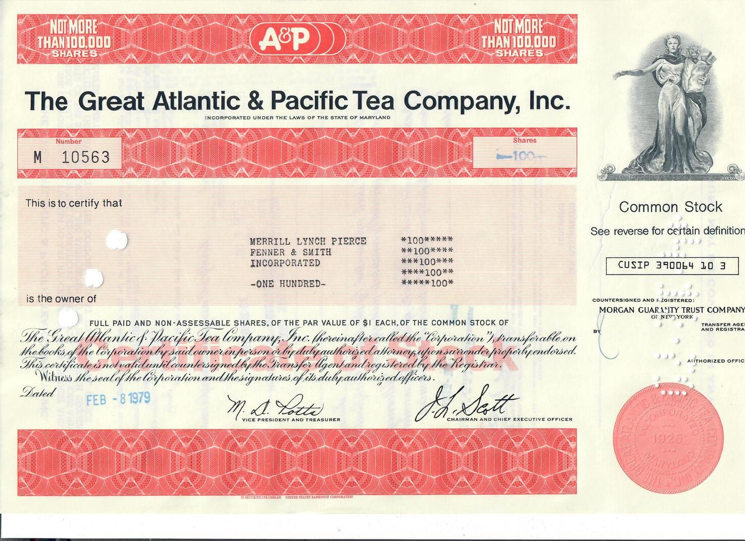 The great Atlantic and Pacific Tea Company. Great Atlantic & Pacific Tea. Great atlantic