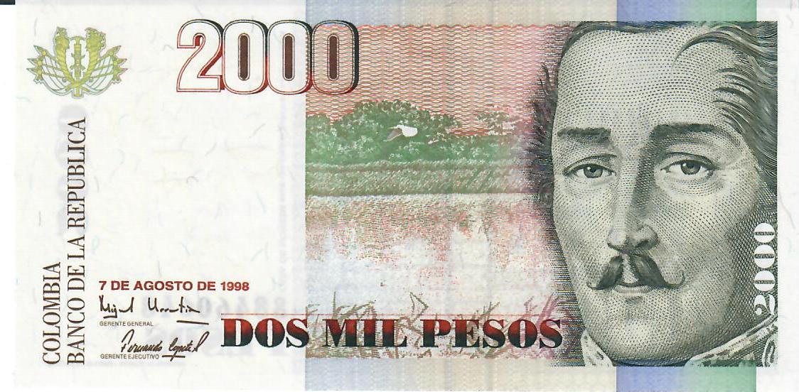 200 millones de pesos colombianos a euros