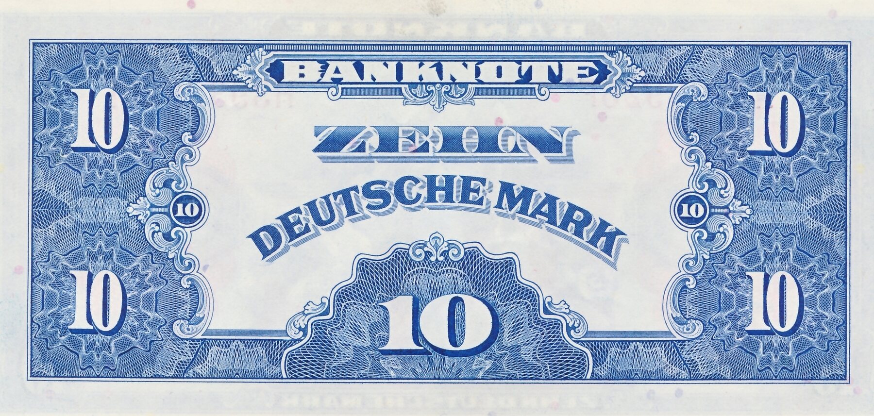 Deutschland BRD 10 Deutsche Mark, Bank Deutscher Länder 1948 Banknote ...