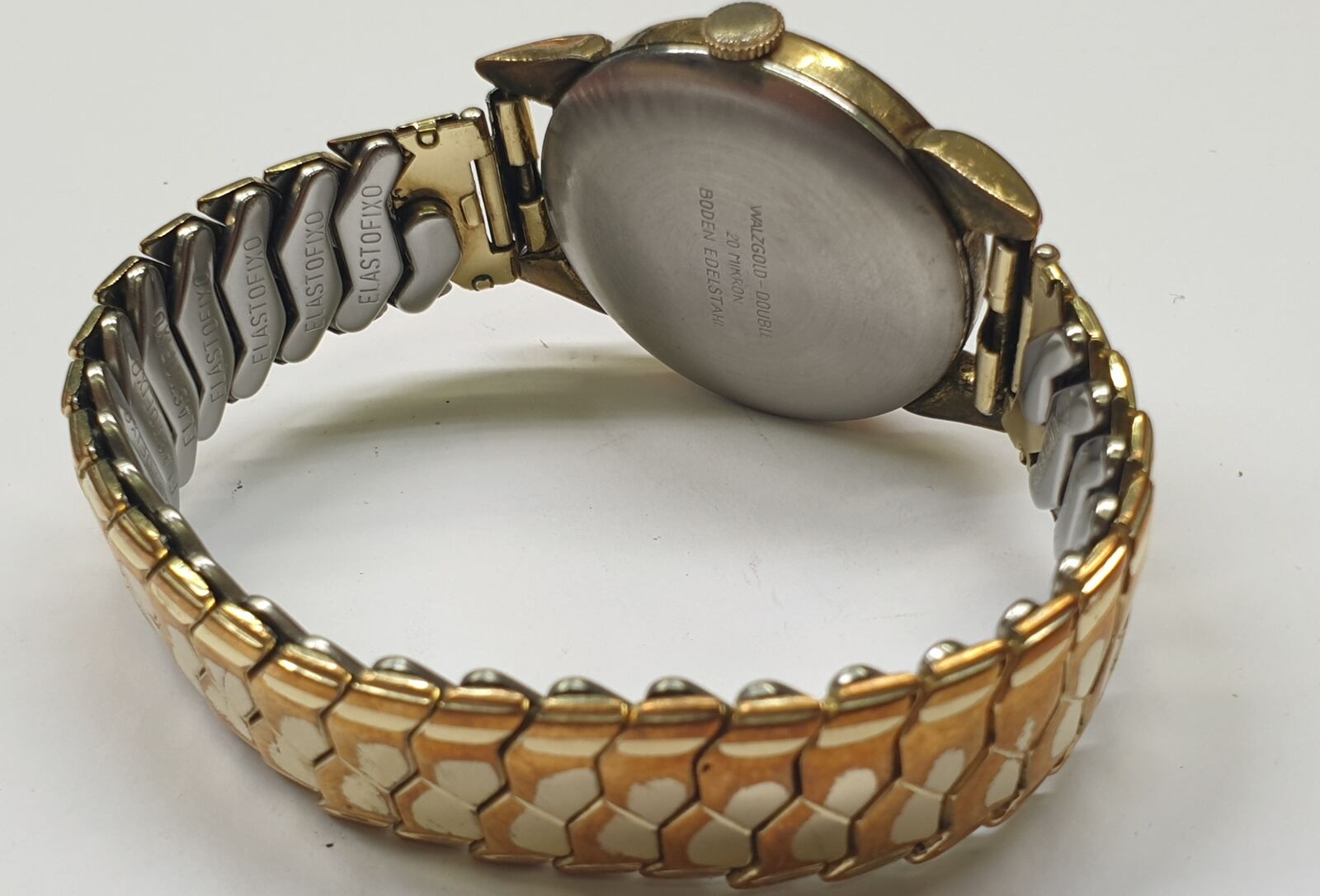 Mikron Boden Edelstahl Walzgold Double 20 Mikron Uhr Deutschland