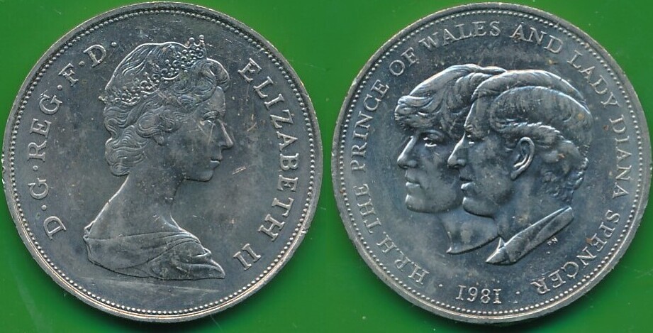 Grossbritannien Medaille 1981 H.R.H. The Prince of Wales and Lady