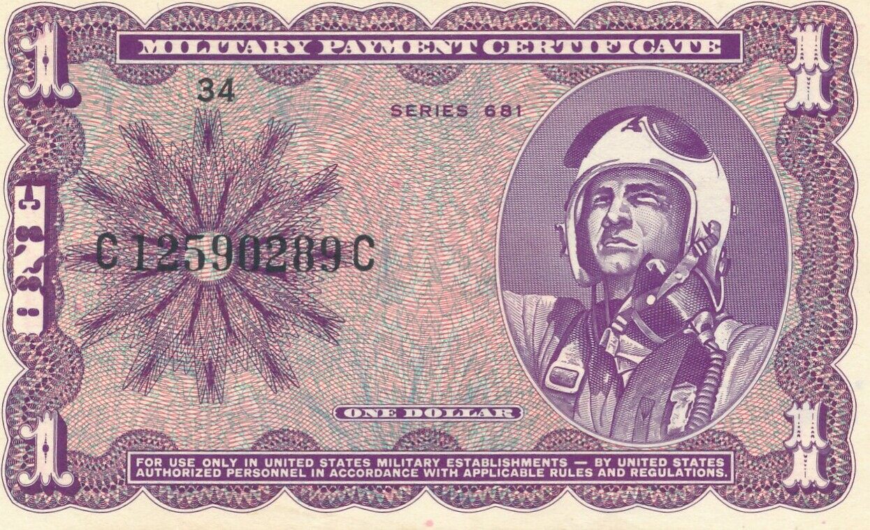 USA - Vereinigte Staaten v. Amerika $ 1 Dollar 1969 Serie 681