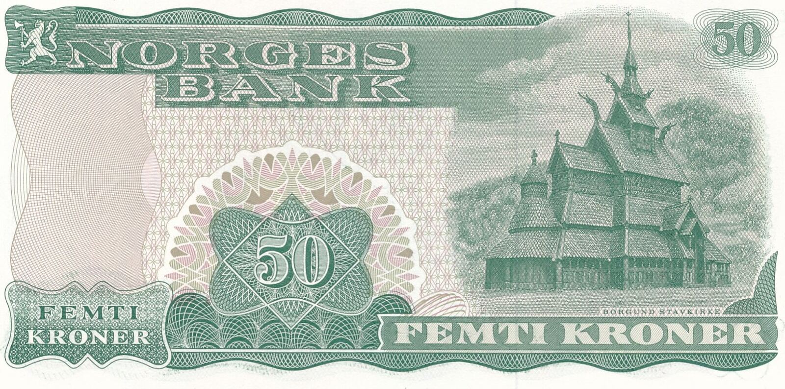 Norwegen 50 Kroner Kronen 1979 Femti Kroner, Norges Bank unc | MA-Shops