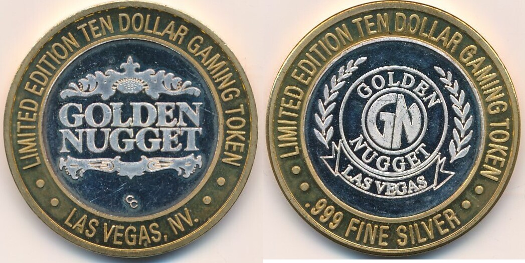 $10 casino gaming tokens.999 silver