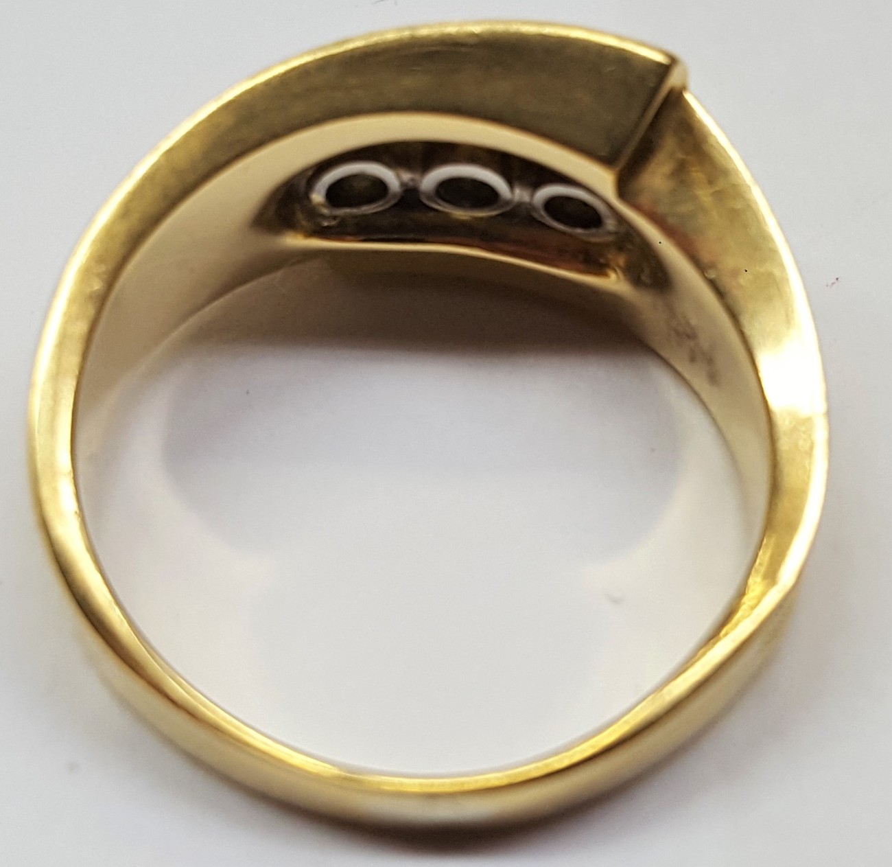 Goldring 585 er Gold 14 0,24 Ct Ring Brillant Brillantring Antik Karat | MA-Shops Gelbgold