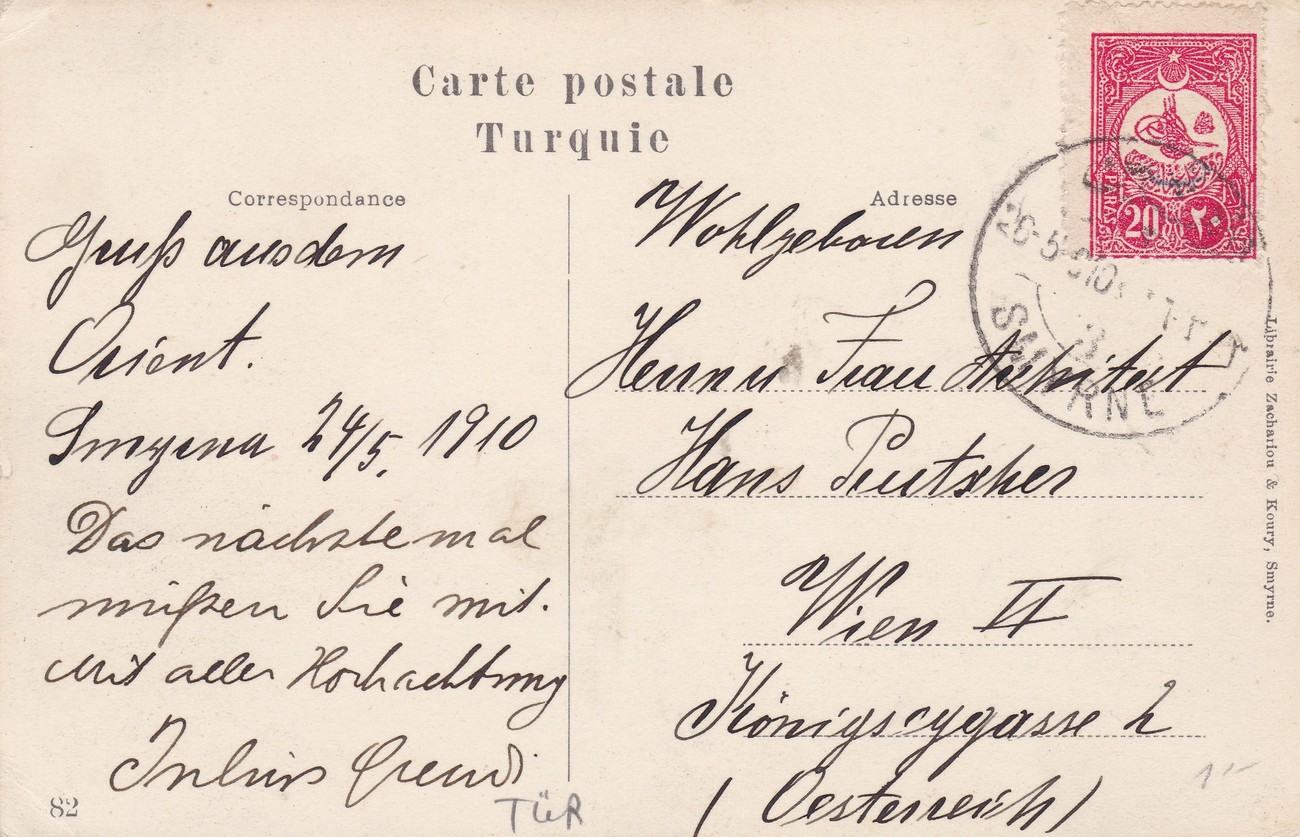 Smyrne (Izmir) (Smyrna), Souvenir de Smyrne, Paysants