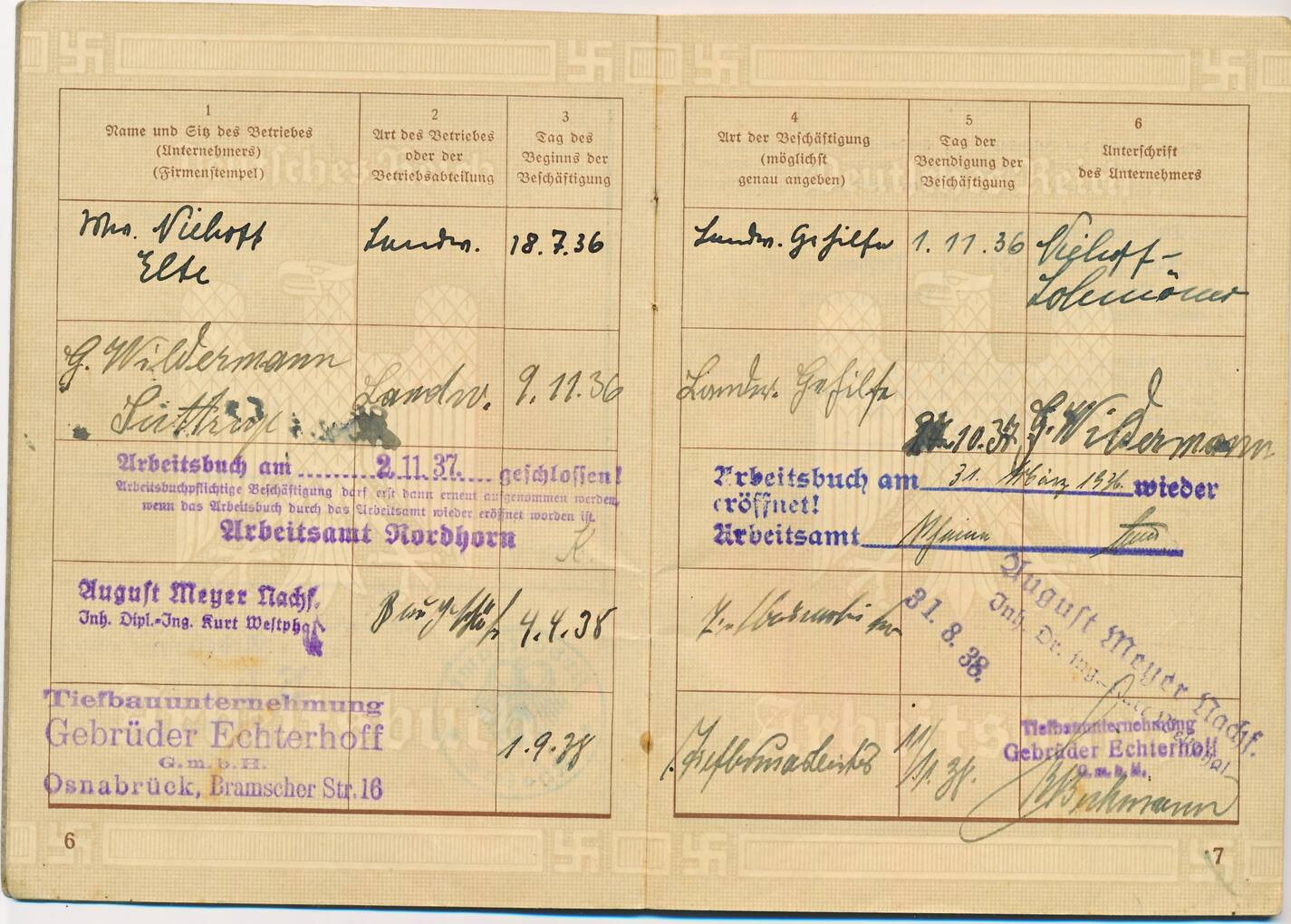 LINDNER Das Original Deutschland Deutsches Reich - Vordruckblätter Jahrgang 1923-1933